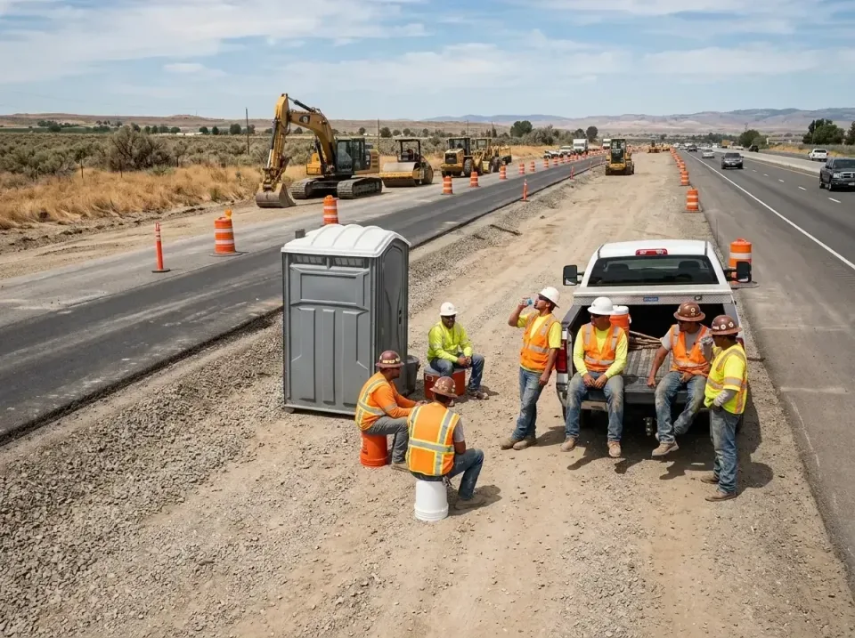 highway-road-construction-crew-007 — frequently asked questions, Porta Potty and Restroom Rentals in McChord AFB, WA